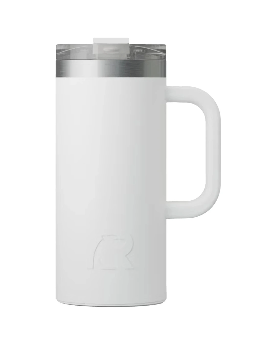 Custom coffee travel mugs in White