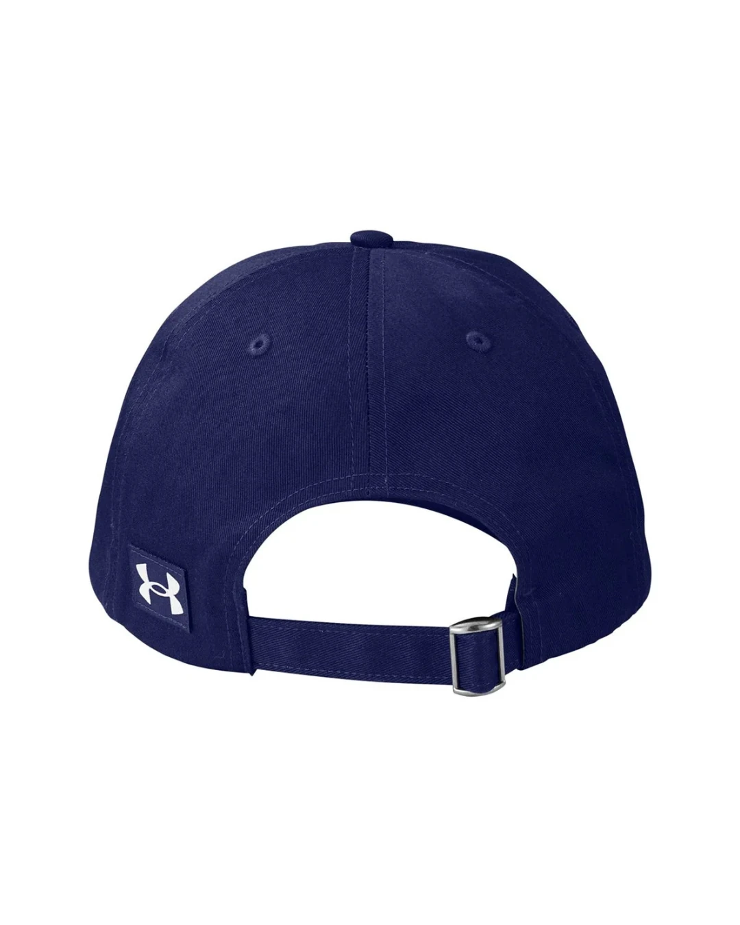 Custom Under Armour hats in Midnight Navy (back view)