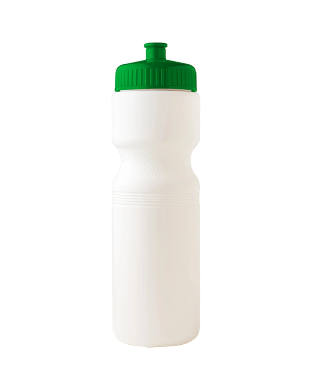 Custom bike water bottles in White / Green