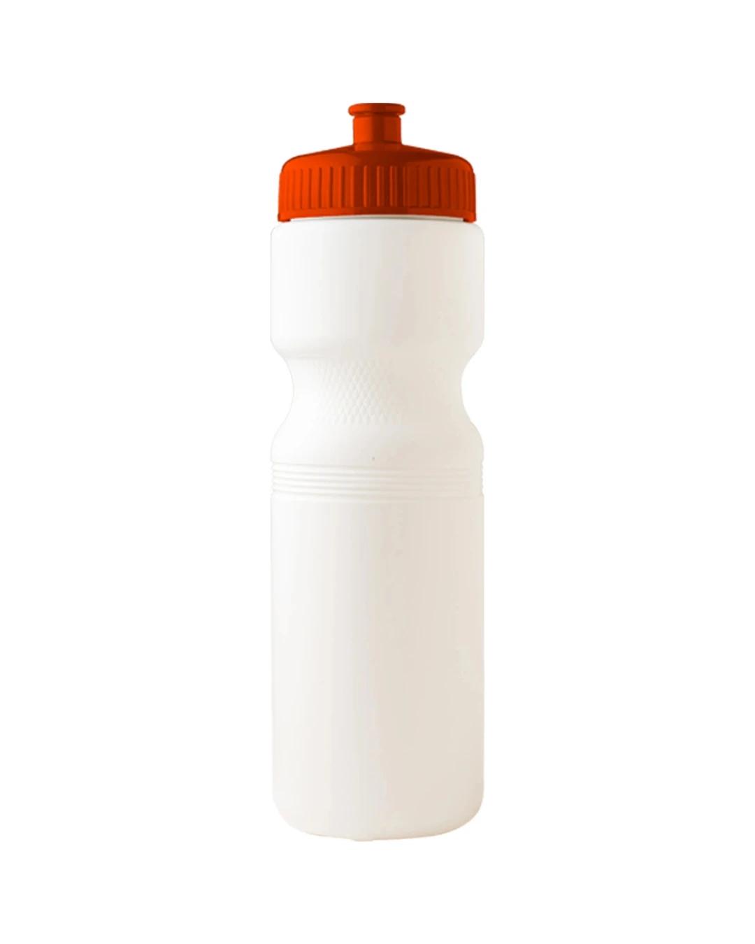 Custom bike water bottles in White / Orange