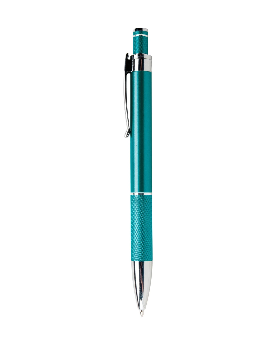 Laser engraved pens in Teal Blue