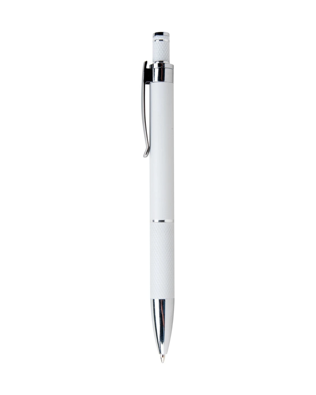 Laser engraved pens in White