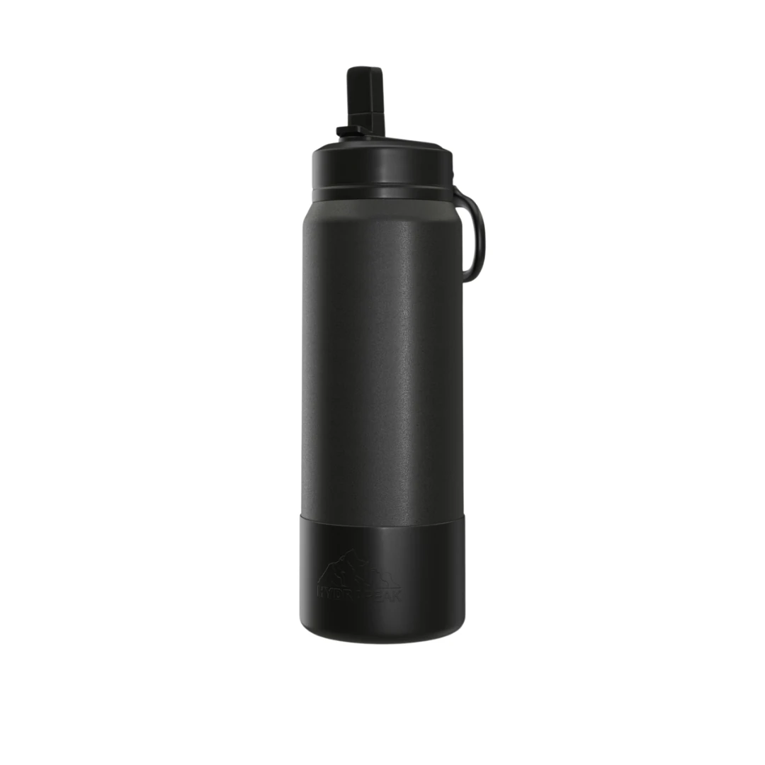 Custom stainless steel water bottles in Black