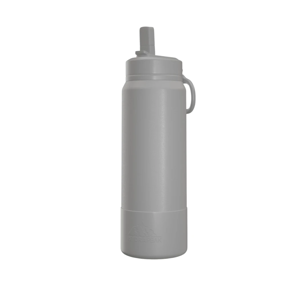 Custom stainless steel water bottles in Gray