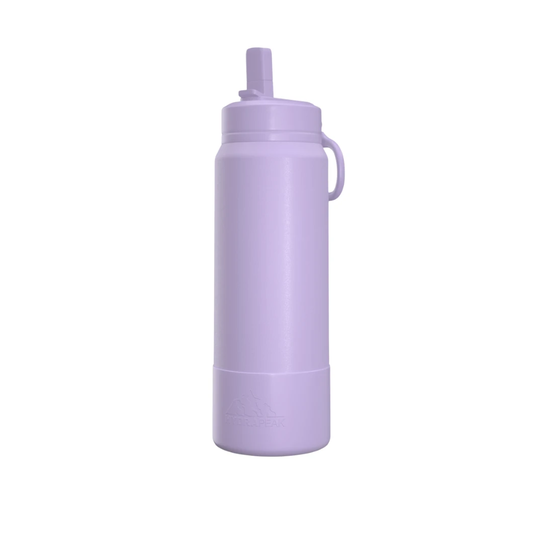 Custom stainless steel water bottles in Digital Lavender Purple