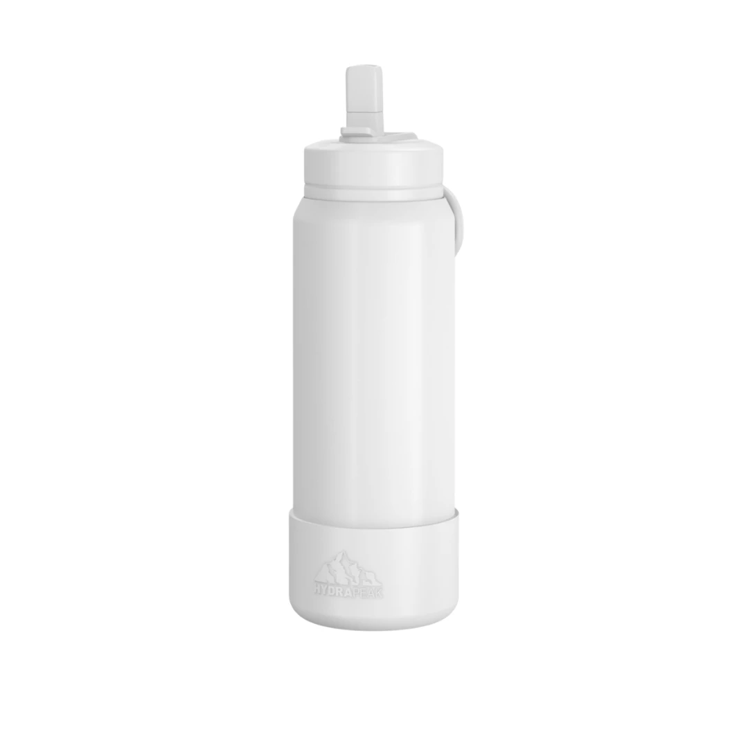 Custom stainless steel water bottles in White