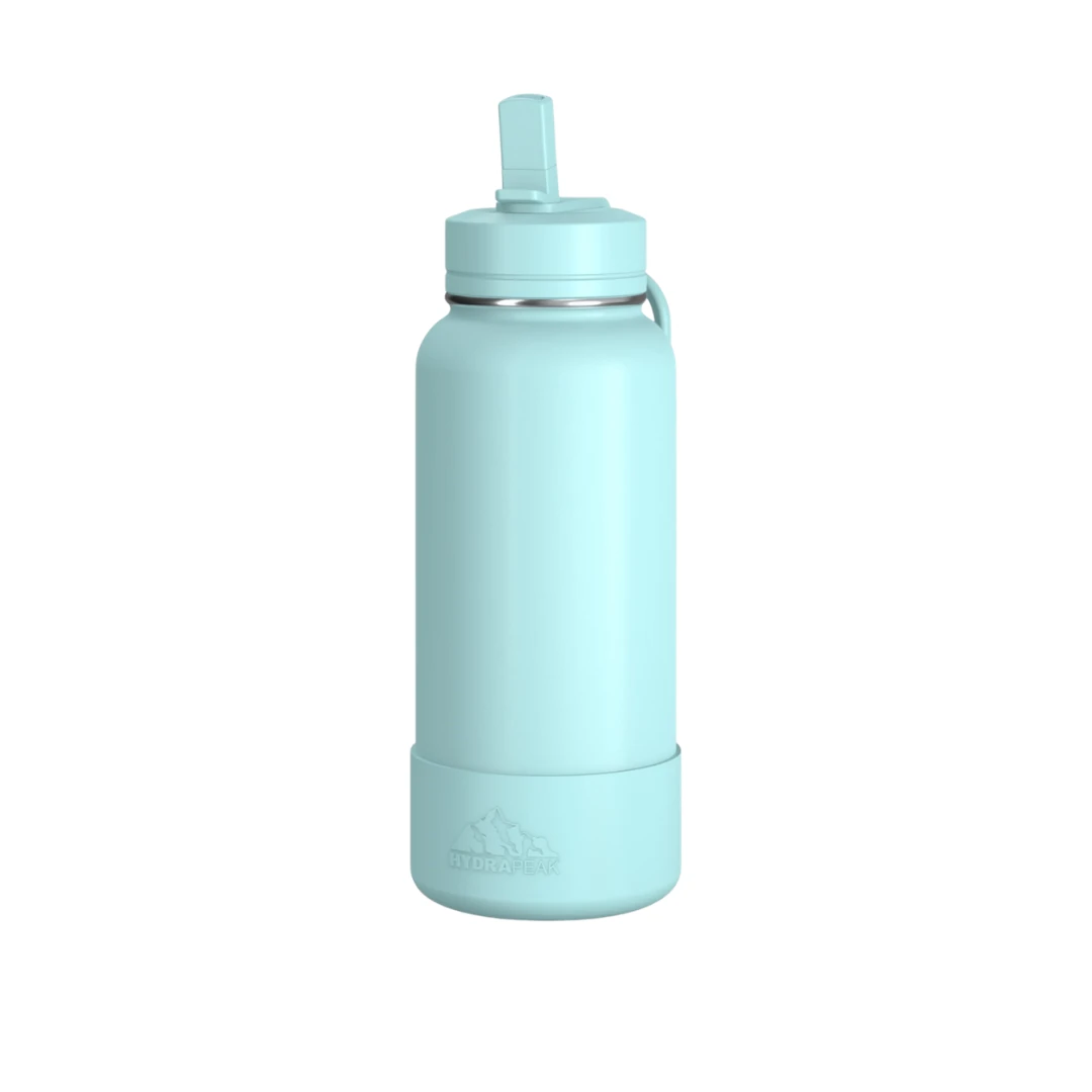 Custom sports water bottles in Alpine Blue