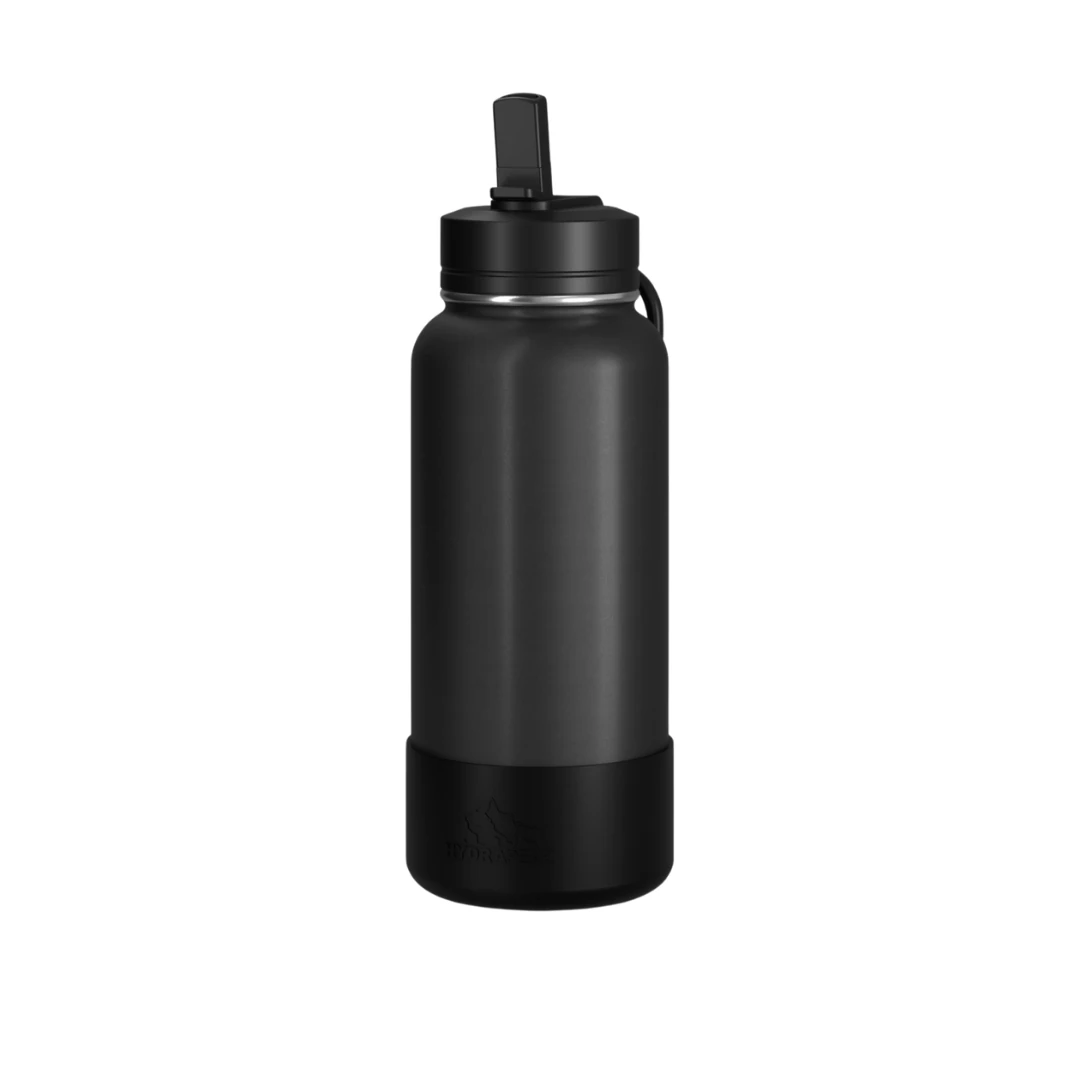 Custom sports water bottles in Black