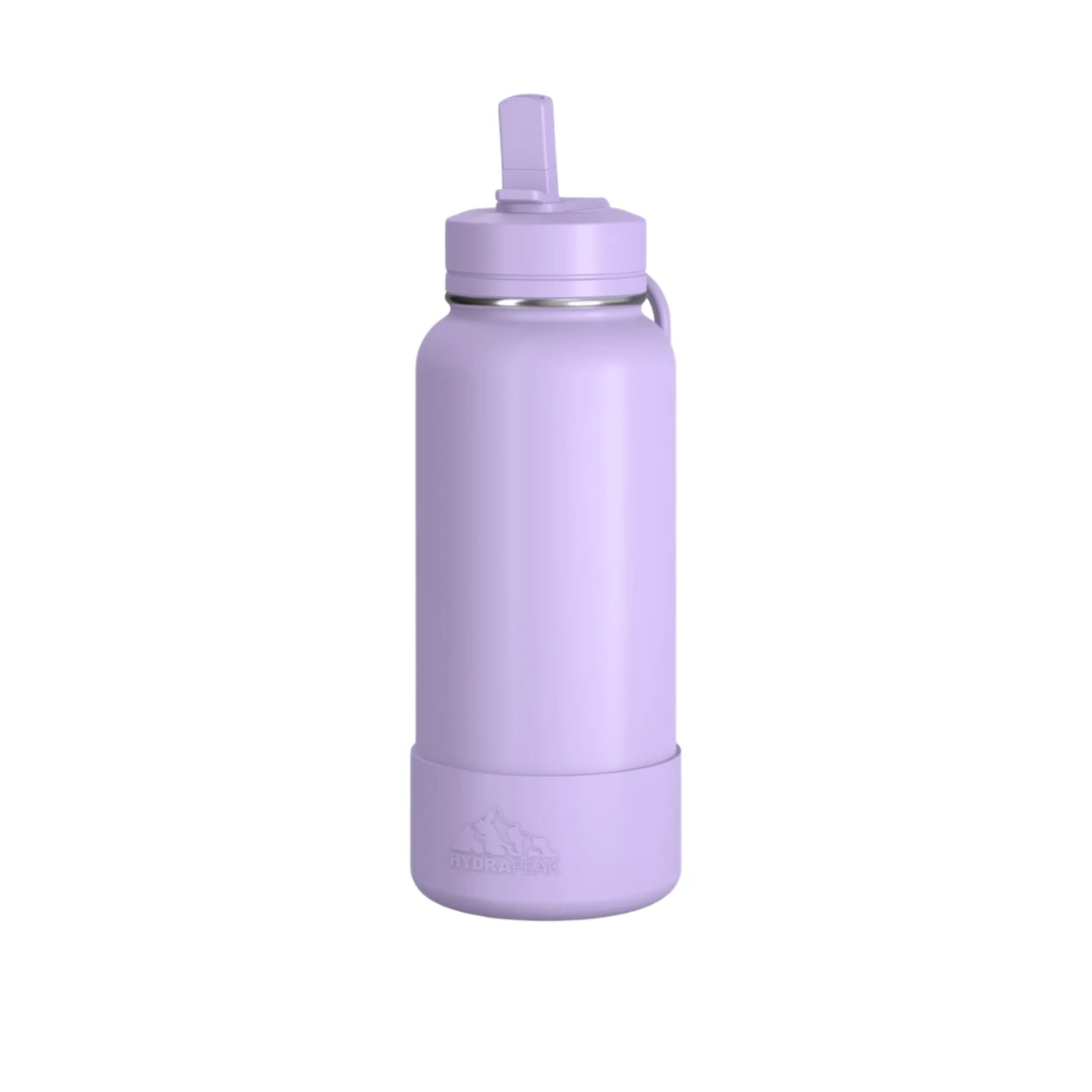 Custom sports water bottles in Digital Lavender Purple