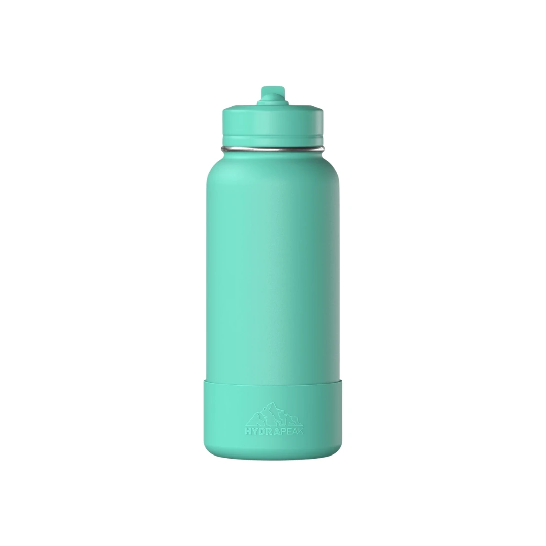 Custom sports water bottles in Mint Green