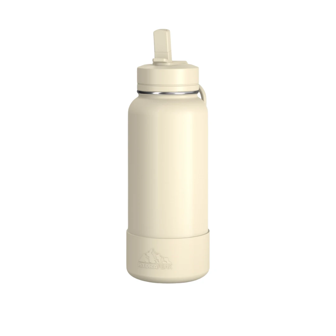 Custom sports water bottles in Modern Cream Beige