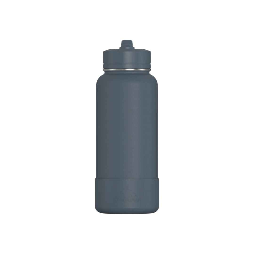 Custom sports water bottles in Nightfall Blue
