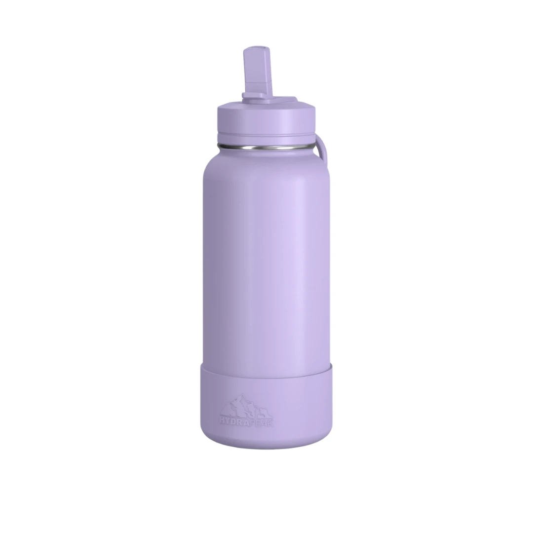 Custom sports water bottles in Orchid Purple