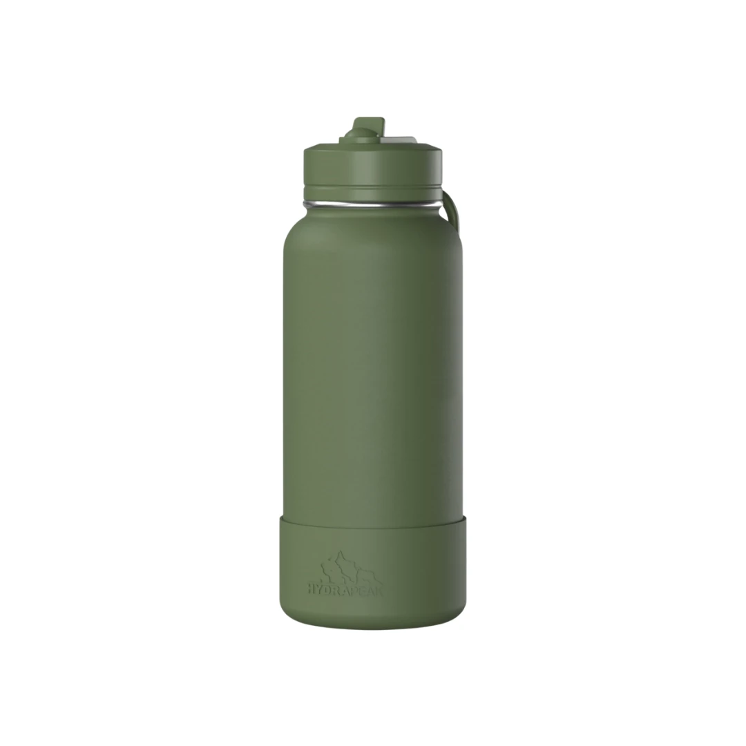 Custom sports water bottles in Sage Leaf Green