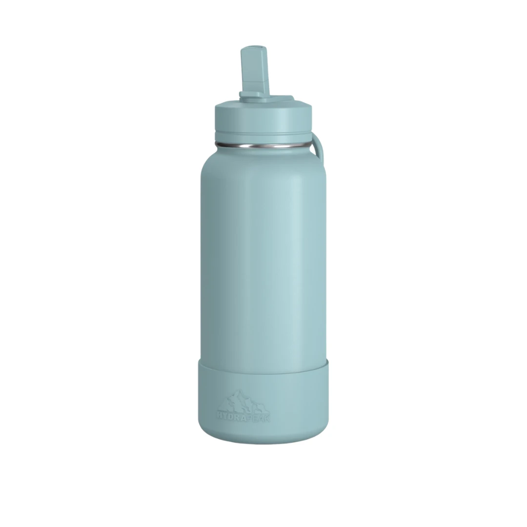 Custom sports water bottles in Teal Green